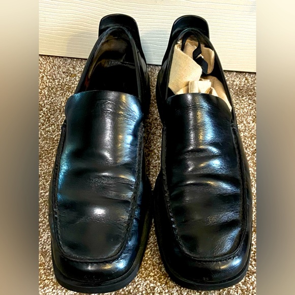 Gucci Vtg Men’s Black Dress Shoes US Size 10D - Picture 1 of 7